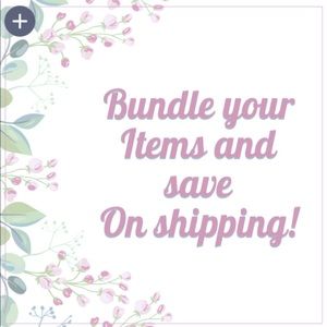 Bundle to save on shipping!!!